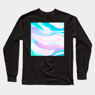 Melty Ice Cream Abstract Long Sleeve T-Shirt